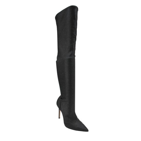 Gianvito Rossi Shoes - Gianvito Rossi Womens Pointed Toe Over The Knee Boots Black Size 37.5 7.5